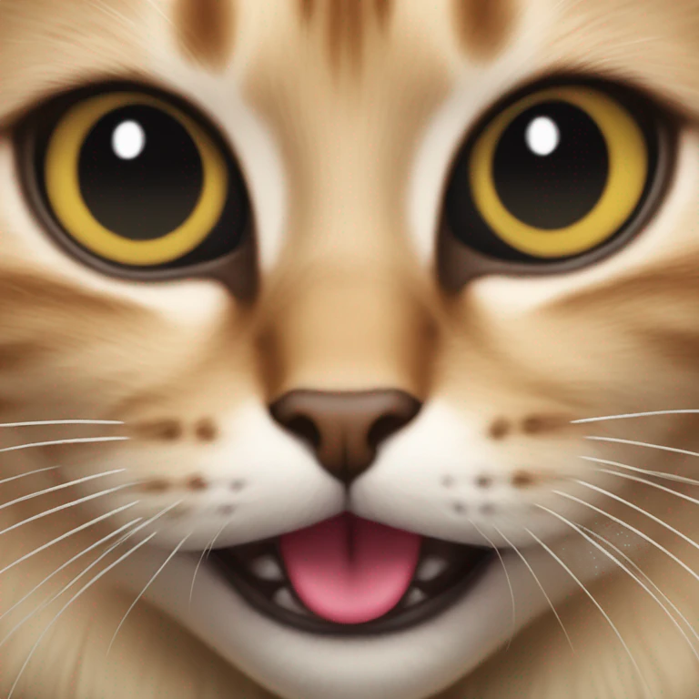 Cat with tounge out and x for eyes  emoji