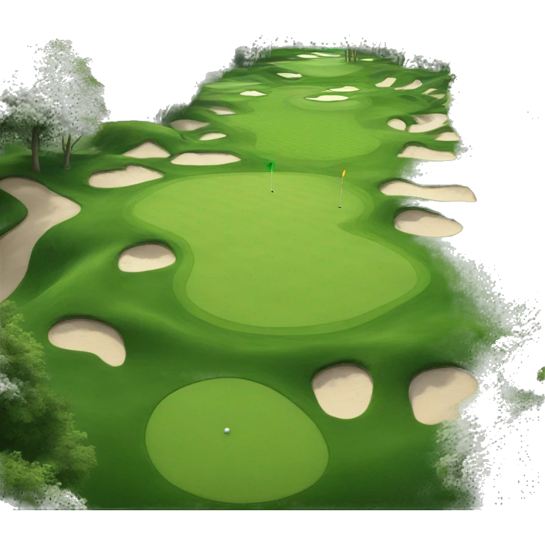 Most beautiful golf course emoji