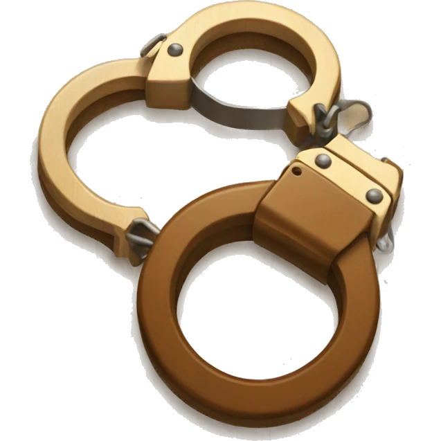 wooden handcuffs emoji