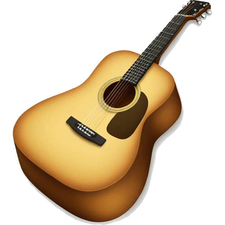 acoustic guitar emoji