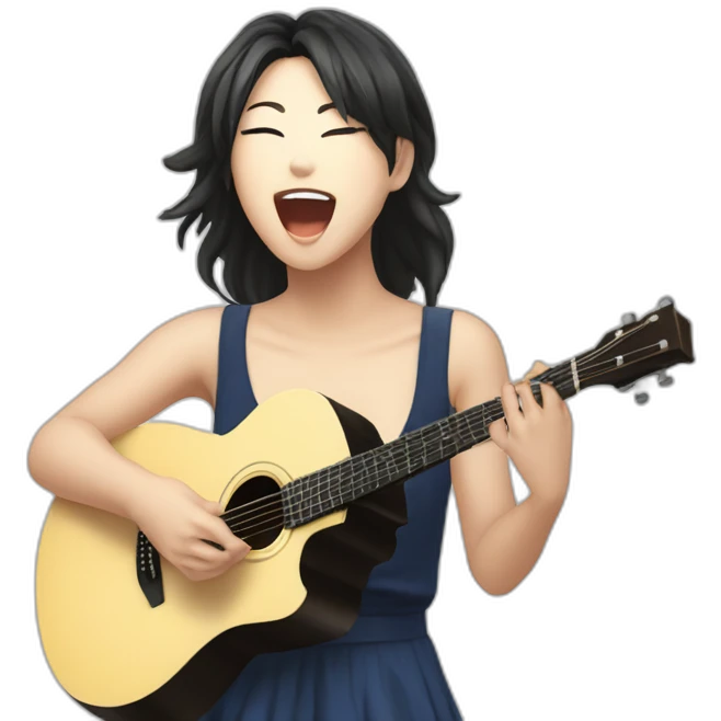 Miki Matsubara Singing emoji