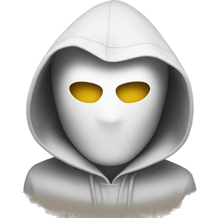 mysterious masked hooded man emoji