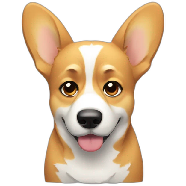Sad corgi emoji