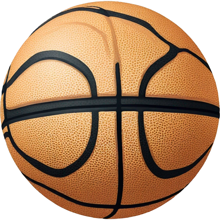 Pelota de baloncesto con corona emoji