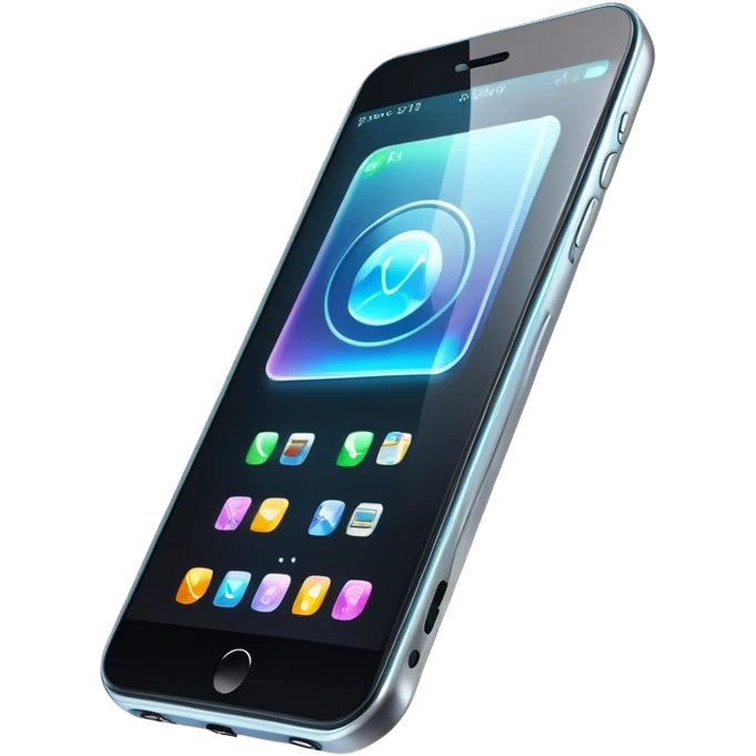 Hyper Futuristic phone emoji