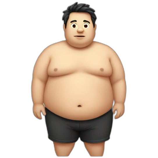 chubby stomach guy emoji