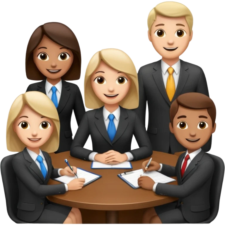 create an emoji that represents a conference meeting emoji