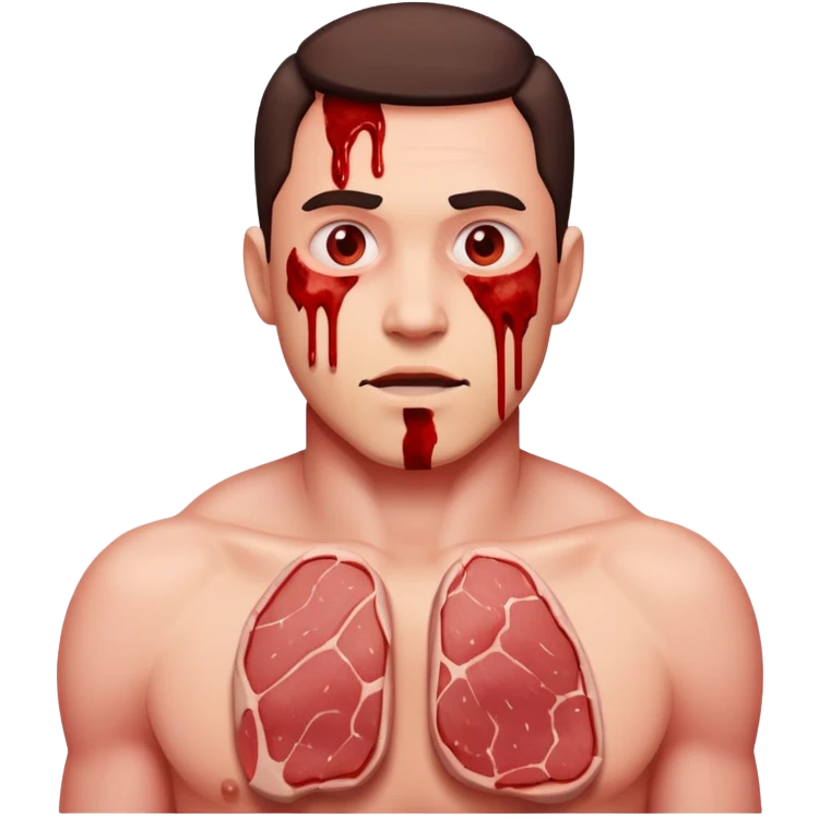 Meat man  emoji