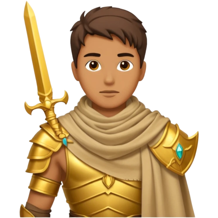Desert Prince – sand scarf + gold dagger,Golden Princes. emoji