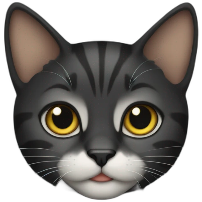 Black boy cat  emoji