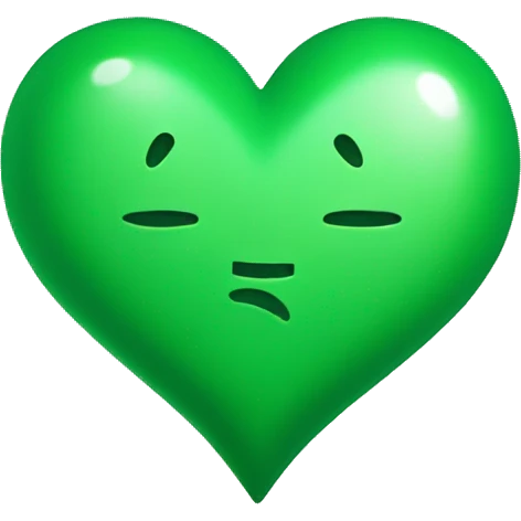 Green heart emoji