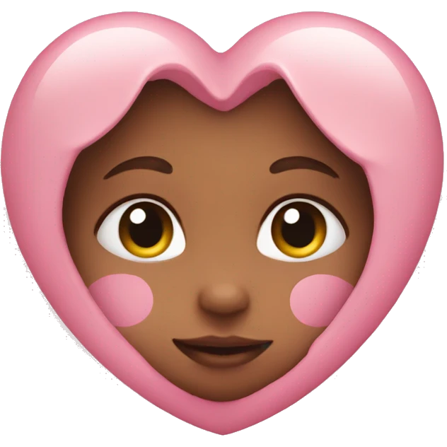 Baby pink Heart emoji
