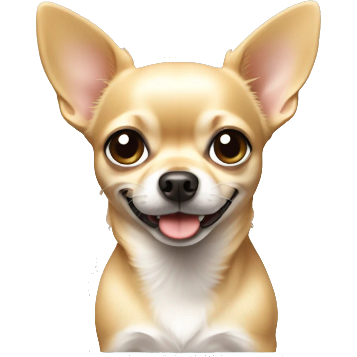 Light colored chihuahua emoji