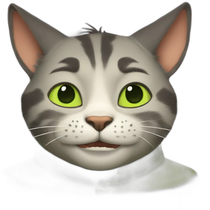 Shrek als cat emoji