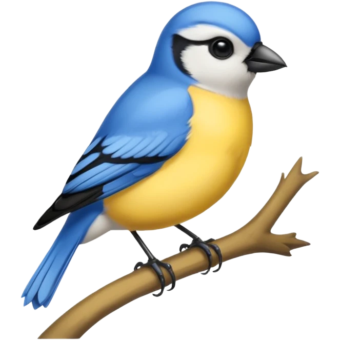 Cyanistes caeruleus emoji