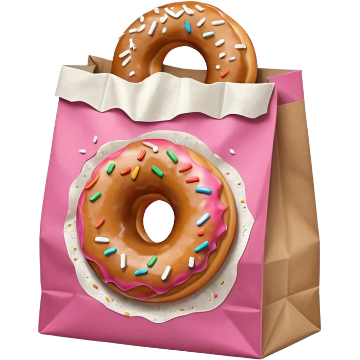 donut in paper bag emoji