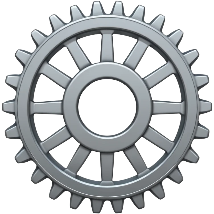 Gear wheel emoji