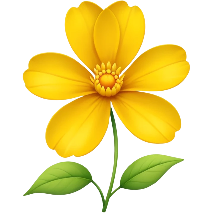 yellow flower emoji