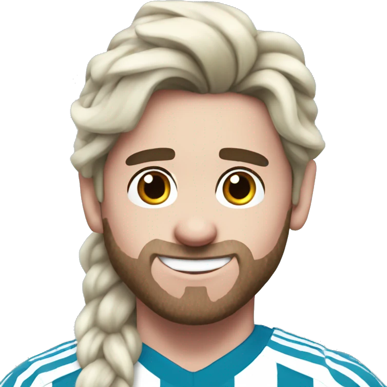 Messi as Elsa emoji