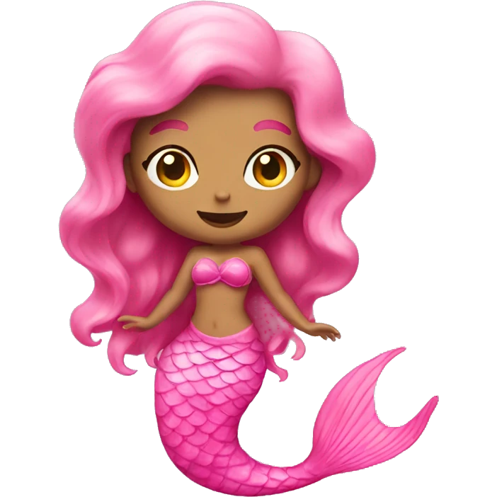 Pink mermaid emoji