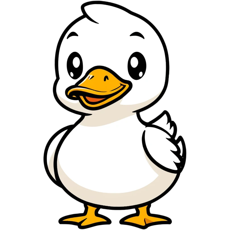 duck side eyeing emoji