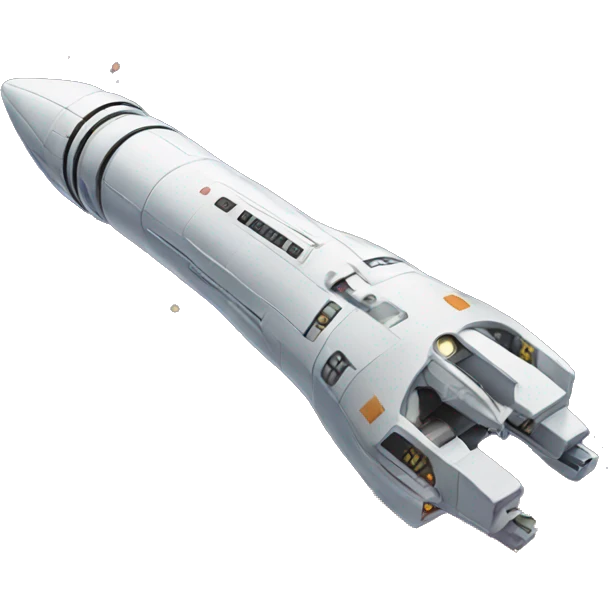 A spaceship emoji