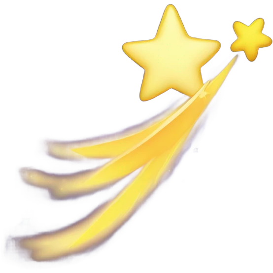 shooting star emoji