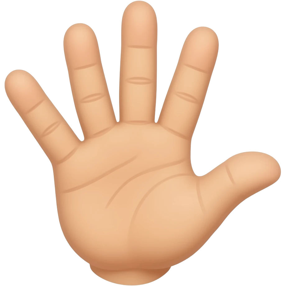 3 fingers emoji
