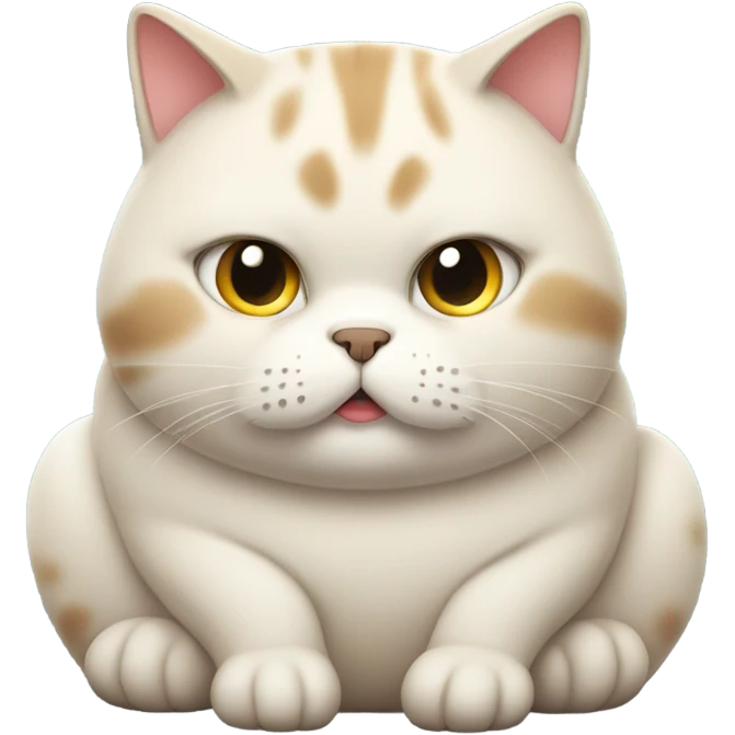 Realy fat cat emoji