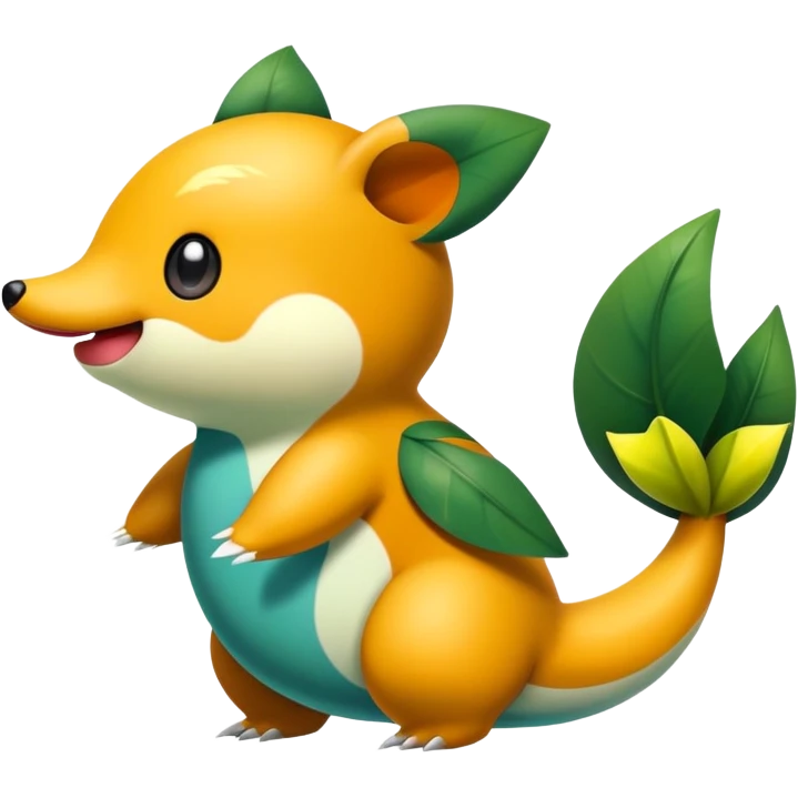 Exotic Tepig-Oshawott-Snivy-hybrid emoji