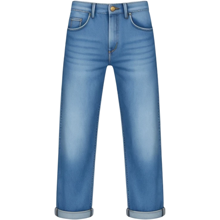 wide fit denim pants emoji