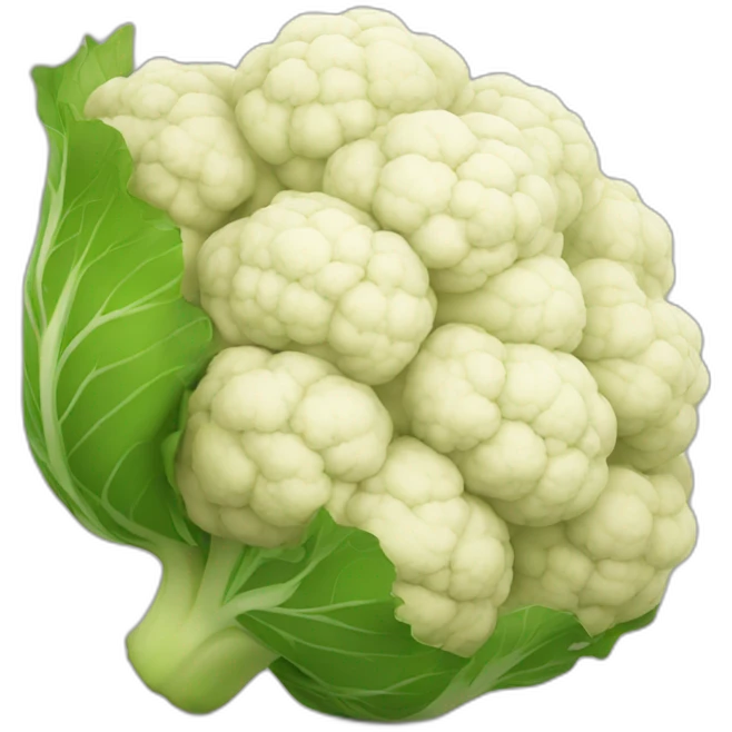 Fighting cauliflower emoji