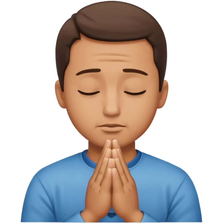 🧔🏻🙏🏻 emoji