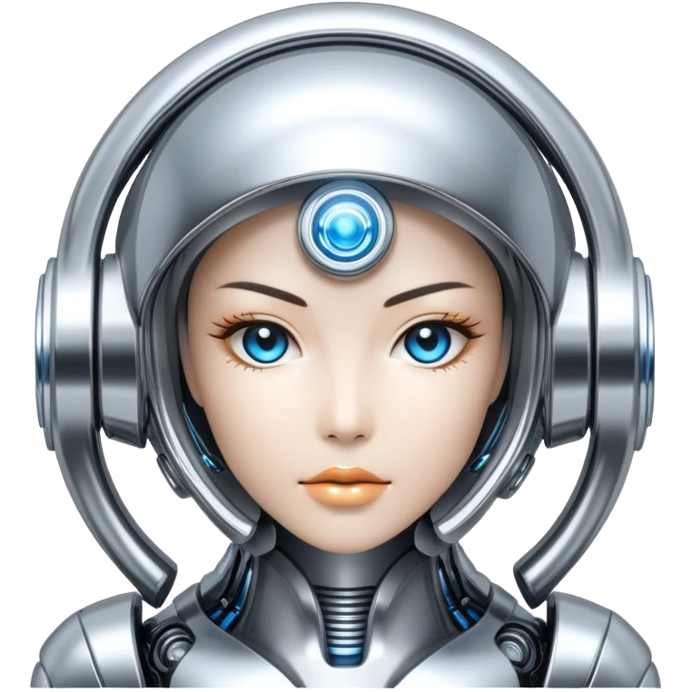 sorayama power mechanical glowing emoji