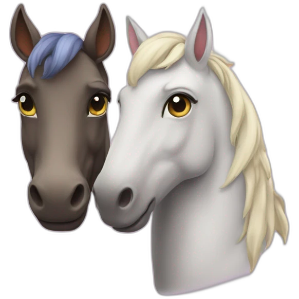 deux licornes emoji