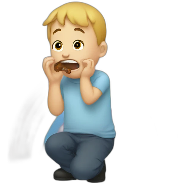 midget vomiting rainbow emoji