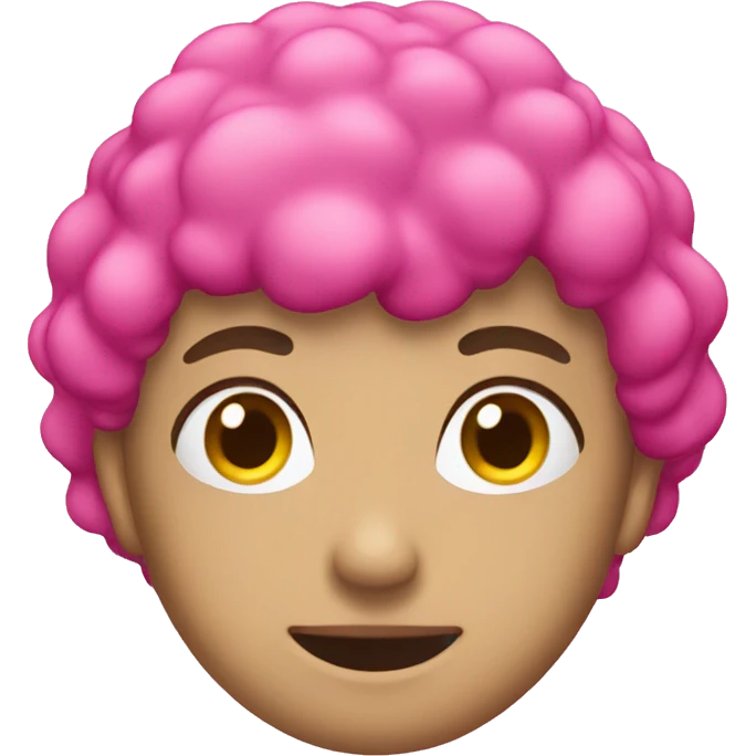 christmas pink emoji