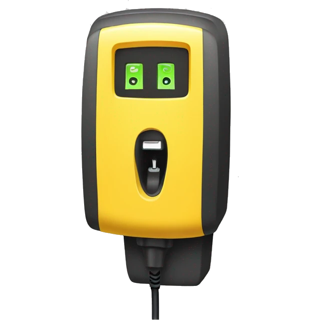 yellow ev charger emoji