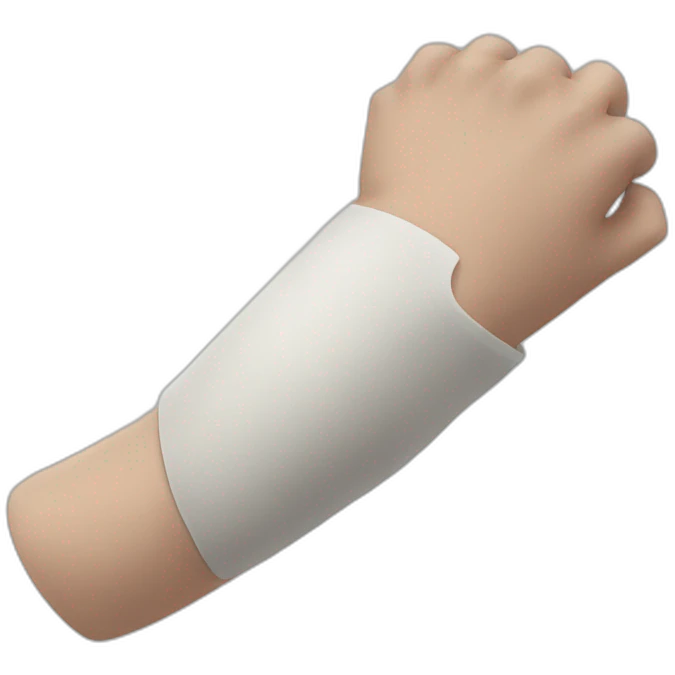 arm in a cast emoji