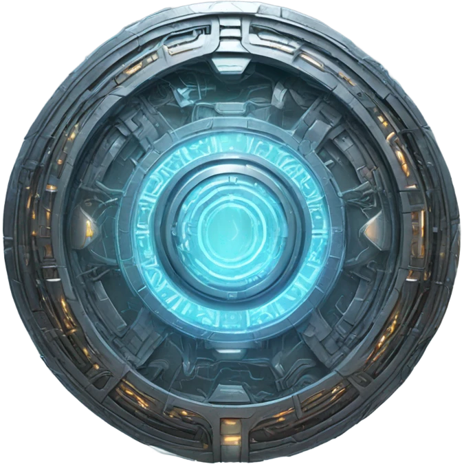 stargate in iron based on shi-fi stargate  emoji