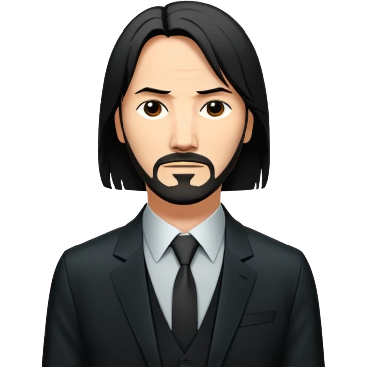 Elinde silah tutan jon wick emoji