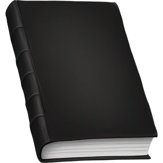 Black book emoji