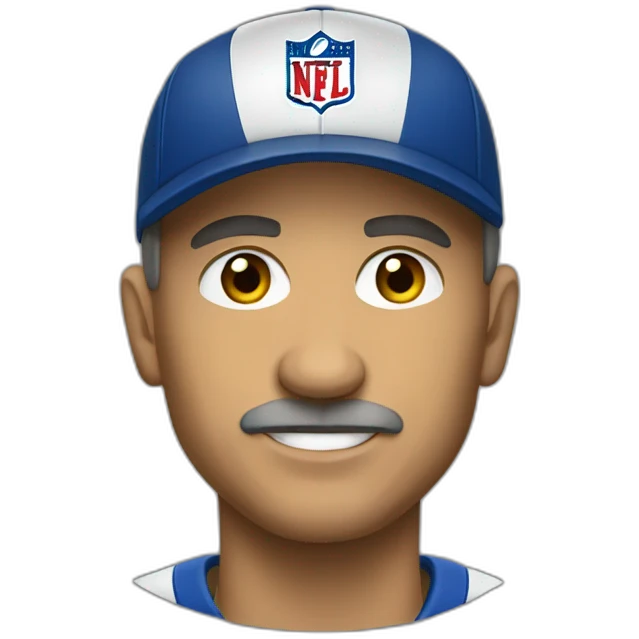 Coach de football emoji
