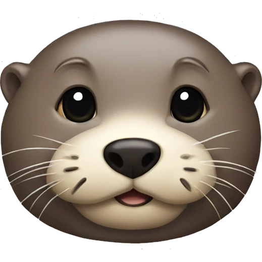 otter chilling emoji