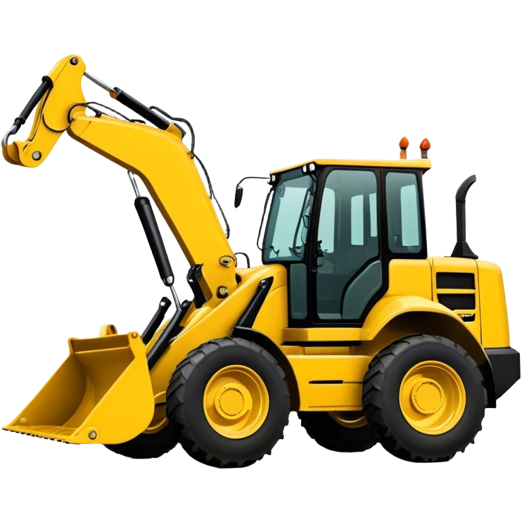 Backhoe Loader - Caterpillar 430F (Model Year: 2021) (Iconic colour: Yellow) emoji