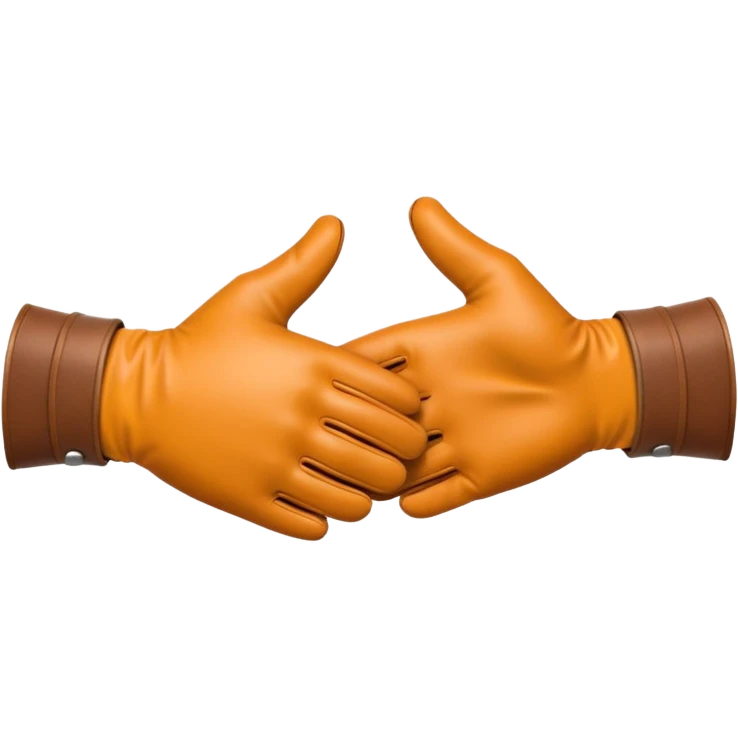 handshake between 2 gloved hands emoji