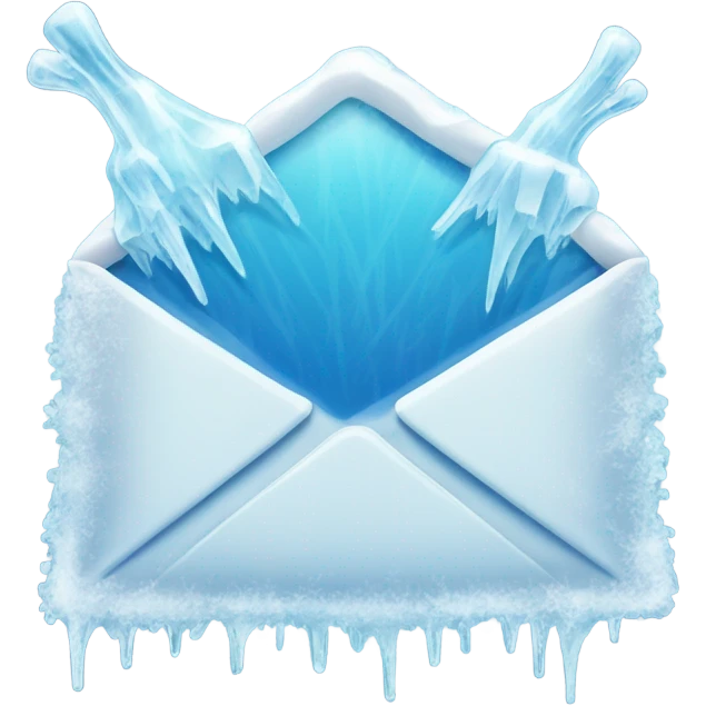 frozen email envelope emoji