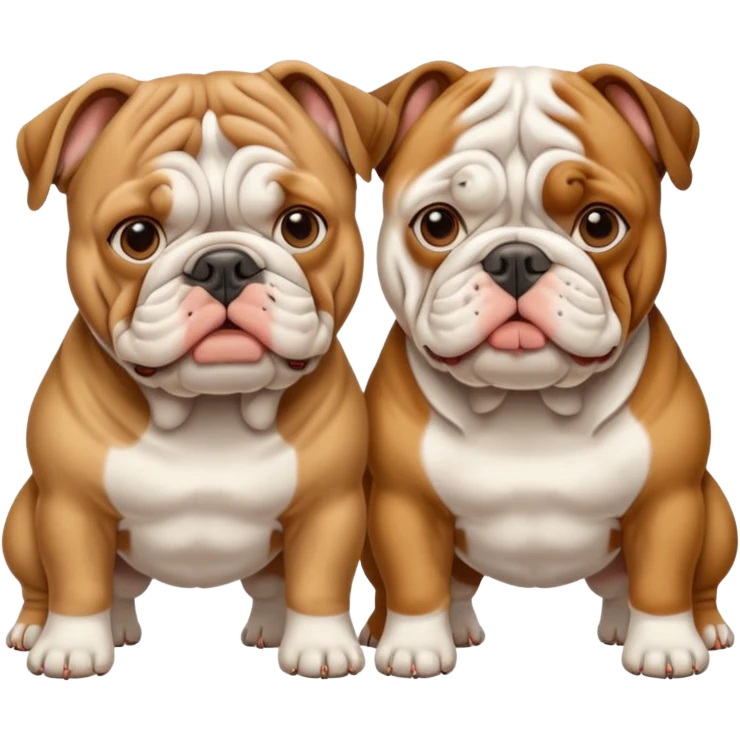 2 bulldogs emoji