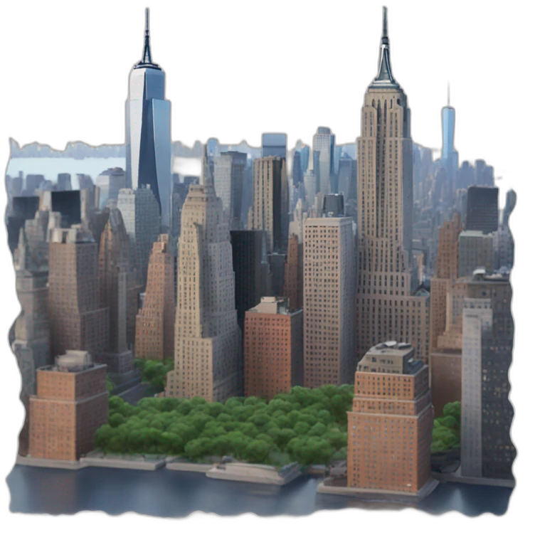 New York city Skyline emoji