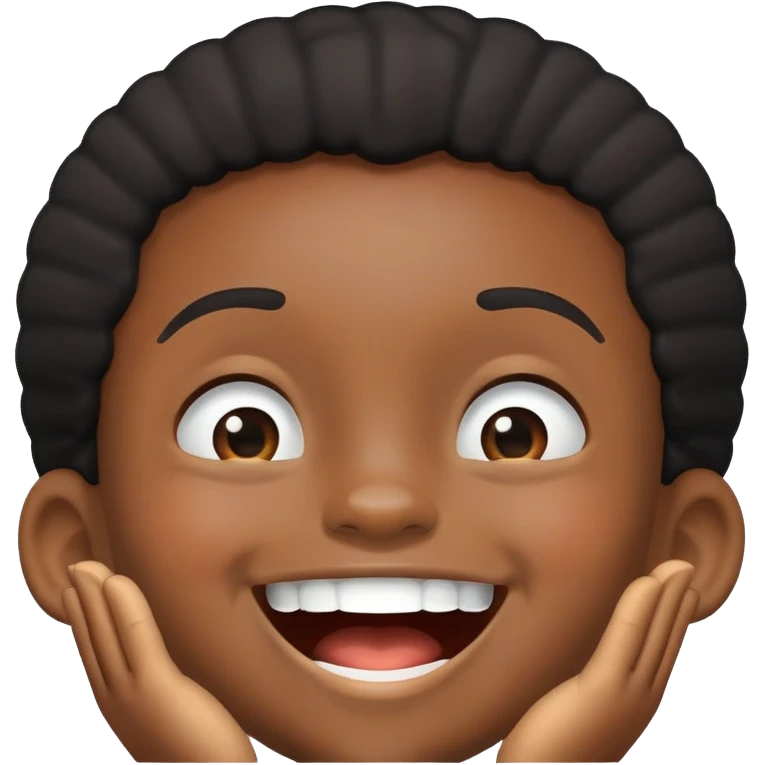 black kid excited  emoji